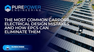 The Most Common Carport Electrical Design Mistakes and How EPCs Can Eliminate Them
