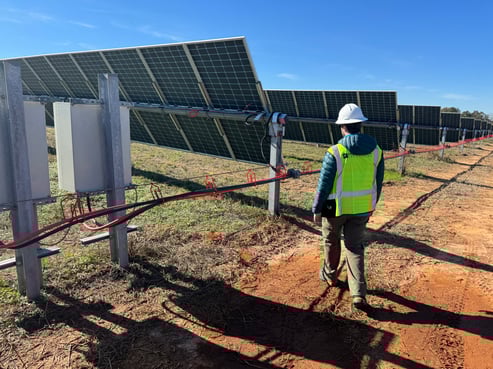 Messenger Wire Systems for Ground-Mount Solar - Escalante 4