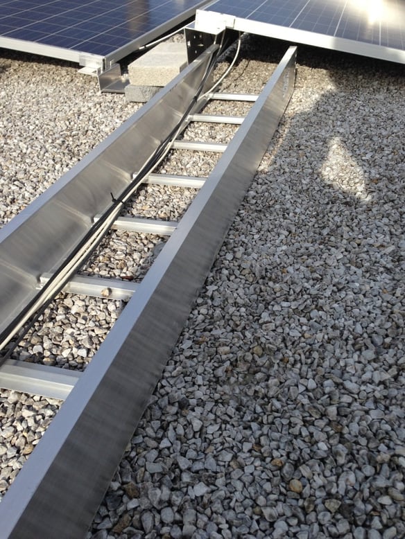 cable tray on roof