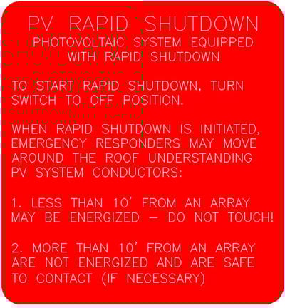 Rapid-Shutdown-Label