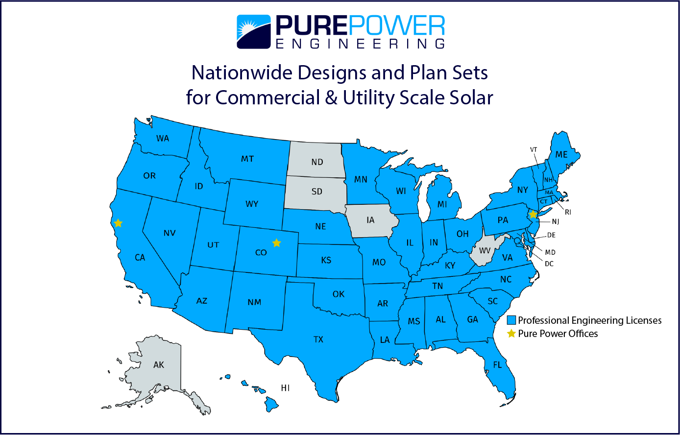 Nationwide Designs and Plan Sets for Commercial & Utility Scale Solar
