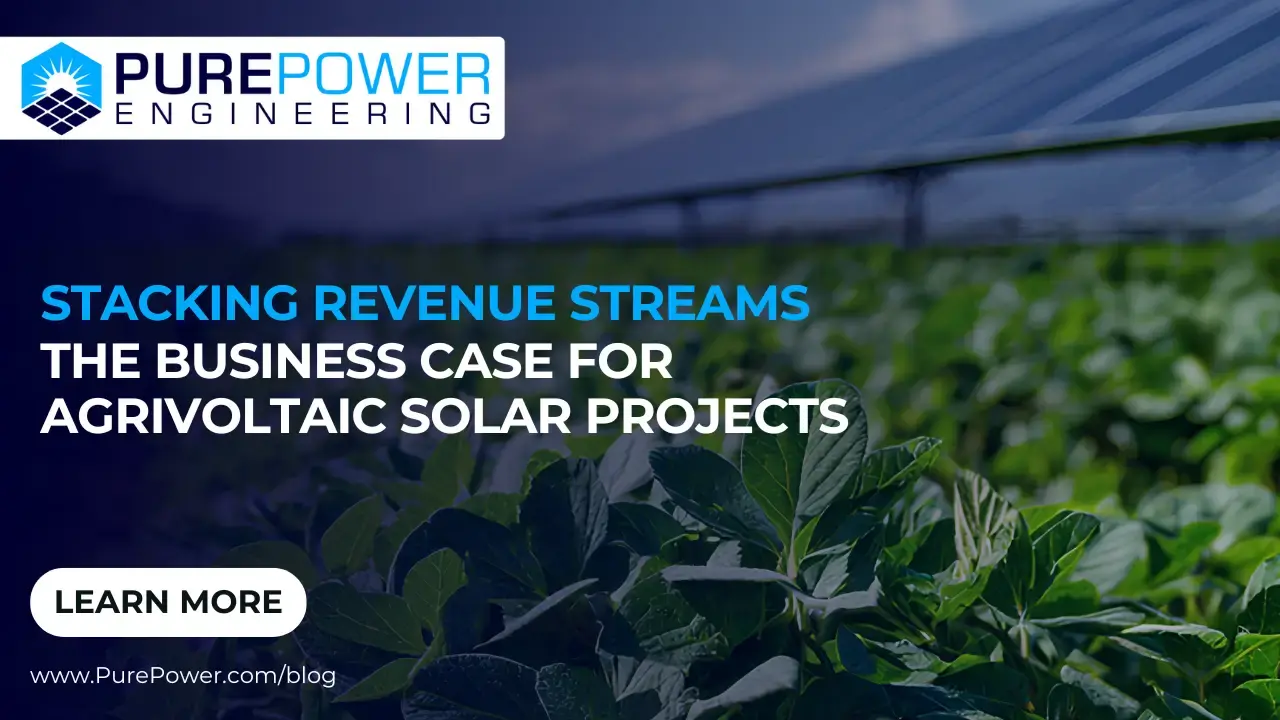 Stacking Revenue Streams - The Business Case for Agrivoltaic Solar Projects